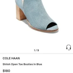 Cole haan shiloh open toe bootie deals